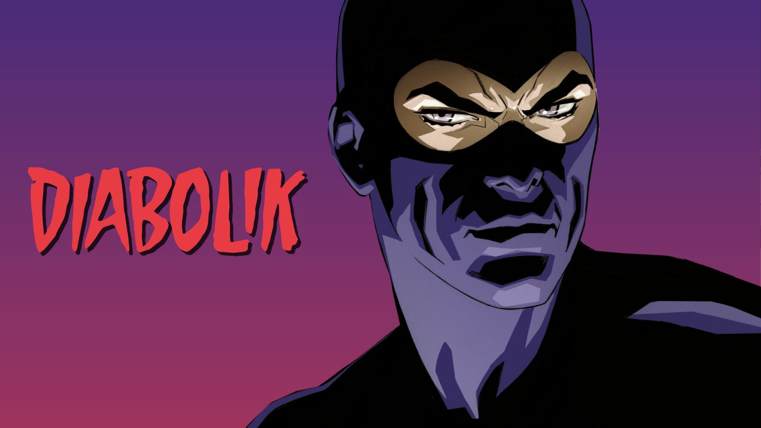 Banner mostra Diabolik a Palazzo Pallavicini, Bologna